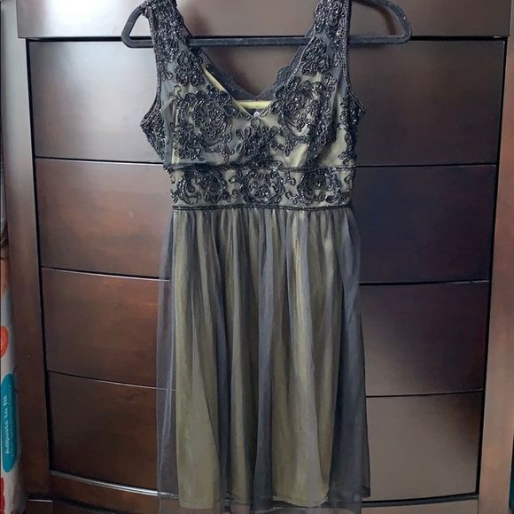 Angie beaded party dress. Small - Picture 1 of 6